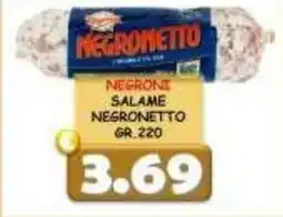 MercADone Salame Negronetto offerta
