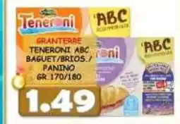 MercADone Teneroni ABC Baguet/Brios./Panino offerta