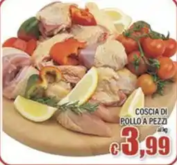 Top Supermercati Coscia di pollo a pezzi offerta