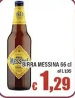 Top Supermercati Birra Messina offerta