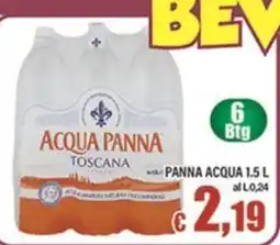 Top Supermercati Acqua Panna Toscana offerta