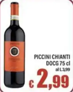 Top Supermercati Piccini Chianti DOCG offerta