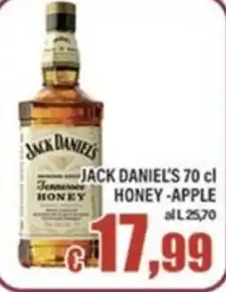Top Supermercati Jack Daniel's Honey-Apple offerta