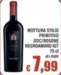 Top Supermercati Mottura Stilío Primitivo offerta