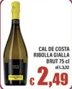 Top Supermercati Cal de Costa Ribolla Gialla offerta