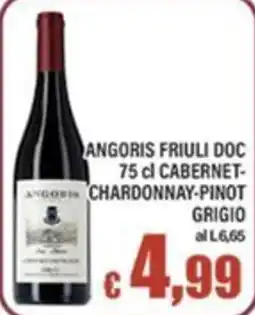 Top Supermercati Angoris Cabernet-Chardonnay-Pinot Grigio offerta