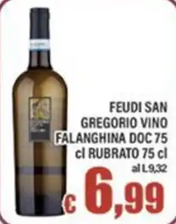Top Supermercati Feudi San Gregorio Vino Falanghina Doc offerta
