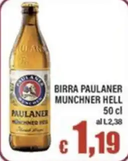 Top Supermercati Birra Paulaner Munchner Hell offerta