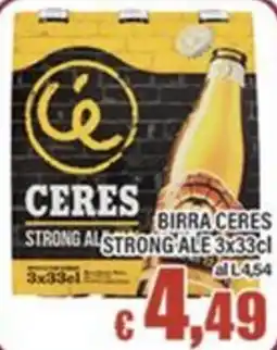 Top Supermercati Ceres strong ale offerta