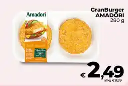 Ipercoop Radenza GranBurger Amadori offerta