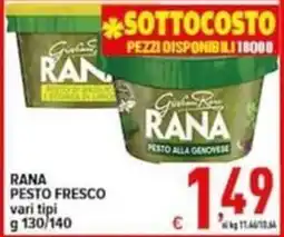 Iper Triscount Rana pesto fresco offerta