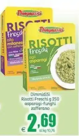 Elite DimmidiSi Risotti Freschi asparagi-funghi zafferano offerta