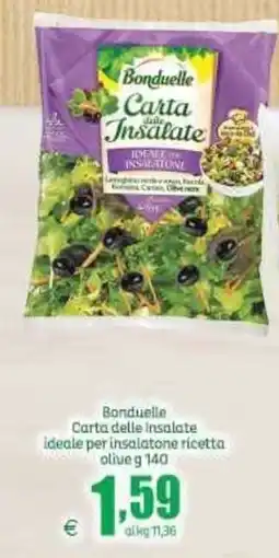 Elite Bonduelle Carta delle insalate ideale per insalatone ricetta olive offerta