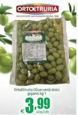 Elite OrtoEtruria Olive verdi dolci giganti offerta