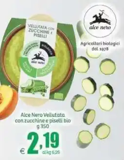 Elite Alce Nero Vellutata con zucchine e piselli bio offerta