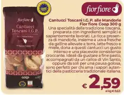 Ipercoop Radenza Cantucci Toscani I.G.P. alle Mandorle Fiorfiore offerta