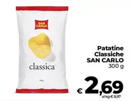 Ipercoop Radenza Patatine Classiche San Carlo offerta