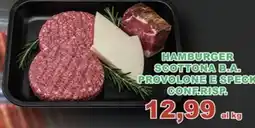 Top Supermercati Hamburger scottona b.a. provolone e speck offerta