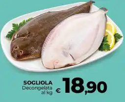 Ipercoop Radenza Sogliola decongelata offerta