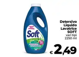 Ipercoop Radenza Detersivo liquido lavatrice Soft offerta