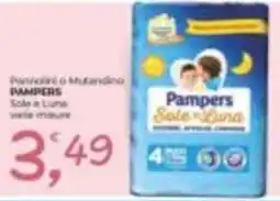 Alter Discount Pampers Sole e Luna offerta