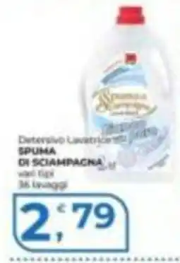 Alter Discount Detersivo Lavatrice SPUMA DI SCIAMPAGNA offerta