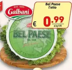 Ipercarni Bel Paese Galbani offerta