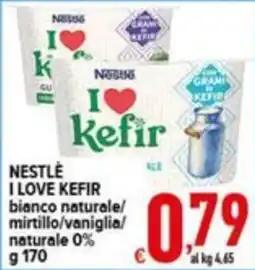 Iper Triscount Nestlé I love kefir offerta