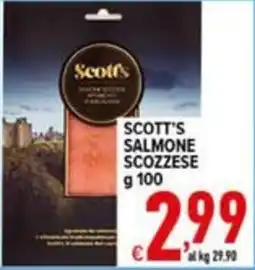Iper Triscount Scott's salmone scozzese offerta