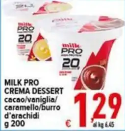Iper Triscount Milk Pro crema dessert offerta
