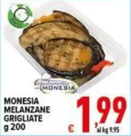 Iper Triscount Monesia melanzane grigliate offerta