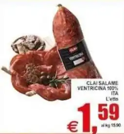 Pewex Clai salame ventricina 100% ita offerta