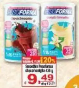 CTS Supermercati Smoothie Pesokrema choco/vaniglia offerta