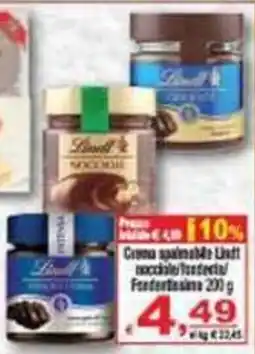 CTS Supermercati Crema spalmabile Lindt nocciola/mandorla offerta