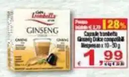 CTS Supermercati Capsule trombetta Ginseng Dolce compatibili offerta