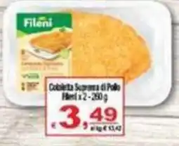 CTS Supermercati Cotoletta Suprema di Pollo Fileni offerta