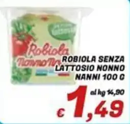 Idromarket Robiola senza lattosio nonno nanni offerta