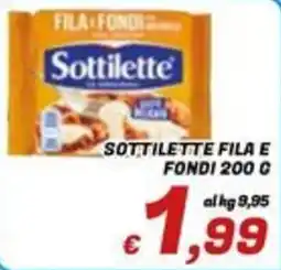 Idromarket Sottilette fila e fondi offerta