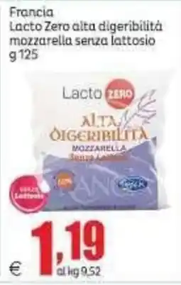Elite Lacto Zero mozzarella senza lattosio offerta
