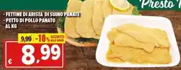 Iper Triscount Fettine di arista di suino panate offerta