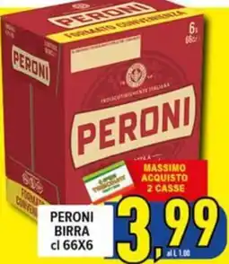 Iper Triscount Peroni birra offerta