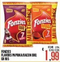 Supermercati EffePiù Fonzies Flavors Paprika/Bacon BBQ offerta