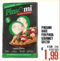 Supermercati EffePiù Pinsami base per pinsa gourmet offerta