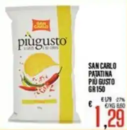 Supermercati EffePiù San Carlo patatina più gusto offerta