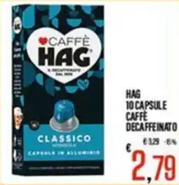 Supermercati EffePiù Caffè Hag decaffeinato classico offerta