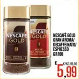 Supermercati EffePiù Nescafe Gold offerta