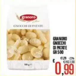 Supermercati EffePiù Granoro gnocchi di patate offerta
