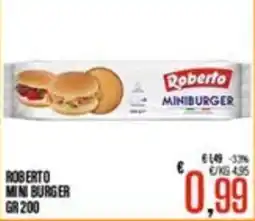 Supermercati EffePiù Roberto Mini Burger offerta