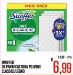 Supermercati EffePiù Swiffer panni cattura polvere classici/legno offerta