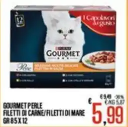 Supermercati EffePiù Gourmet perle filetti di carne/filetti di mare offerta